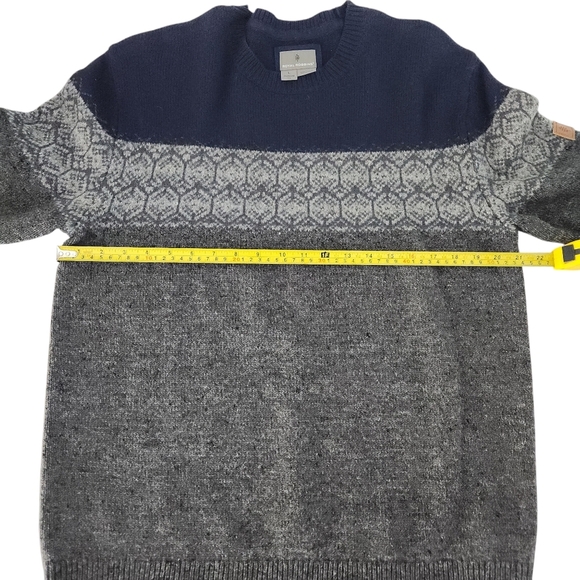 Royal Robbins Wool Blend Nordic Sweater L Gray - Picture 12 of 13